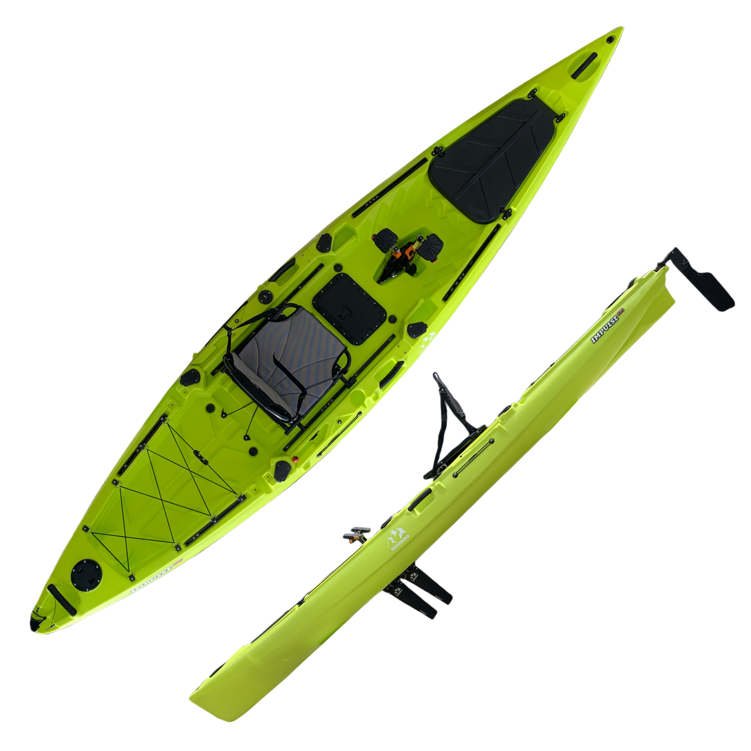 Fishing Kayak Pedal Drive - Zero Kayak New 4.15m One Person