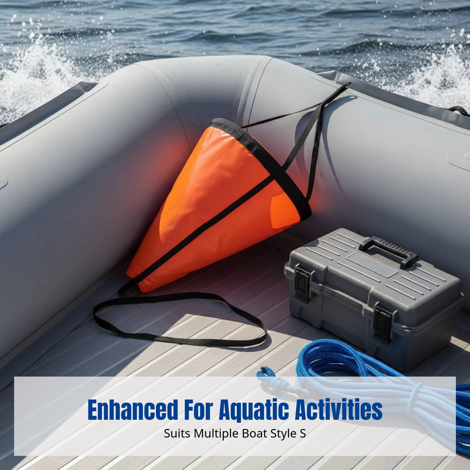 Boat Sea Anchor, PVC Umbrella  - مراجعة Fishing Kayak Anchor وسعره