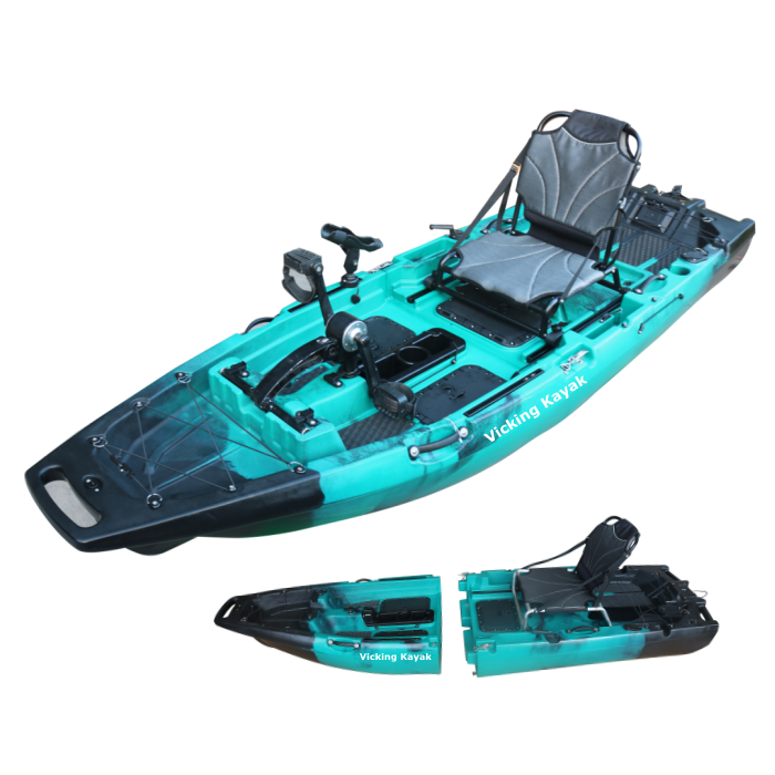 2025 NEW Modular Kayak 9.5ft P - مراجعة Fishing Kayak Pedal Drive وسعره