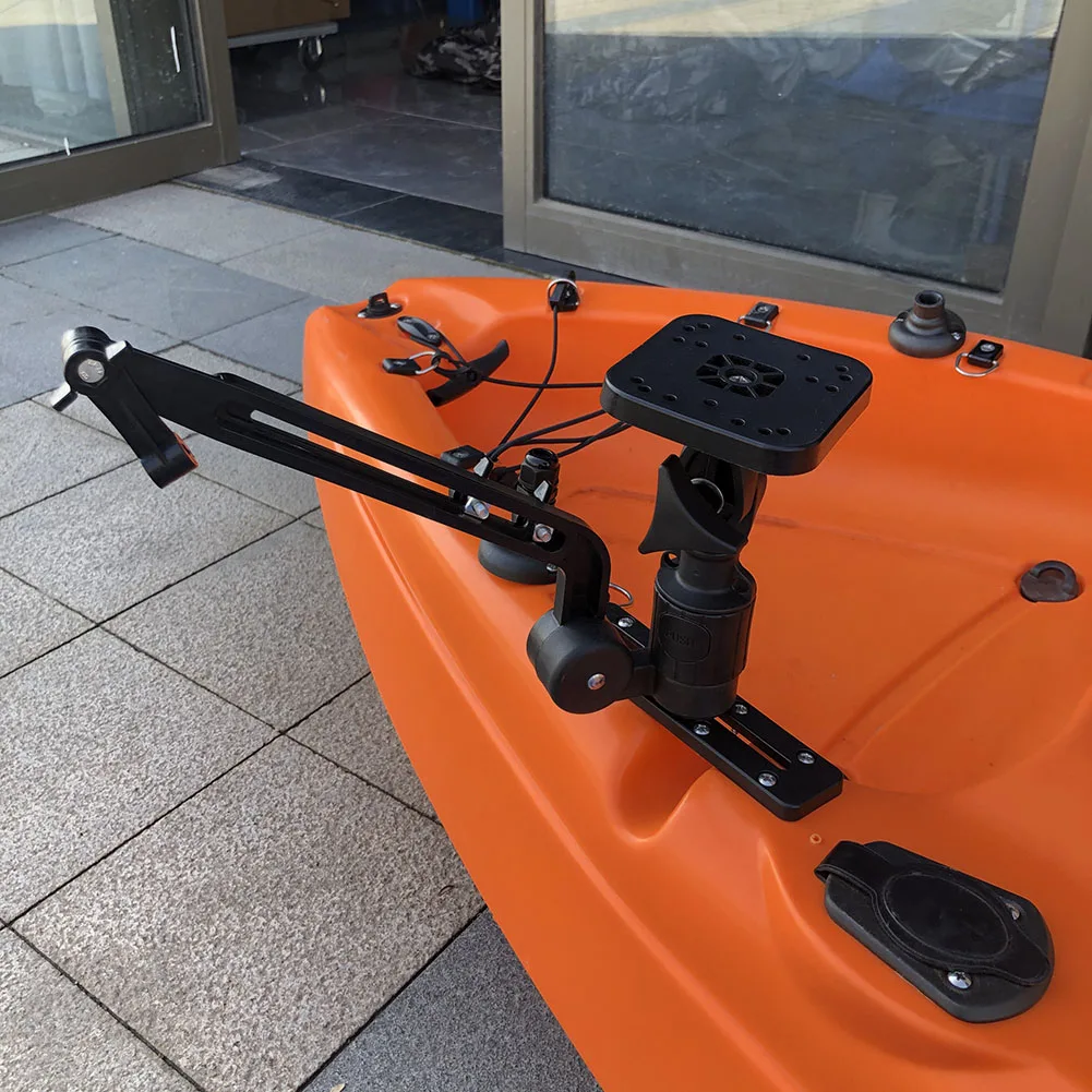 Fish Finder Base Bracket Trans - مراجعة Fishing Kayak Fish Finder Mount وسعره