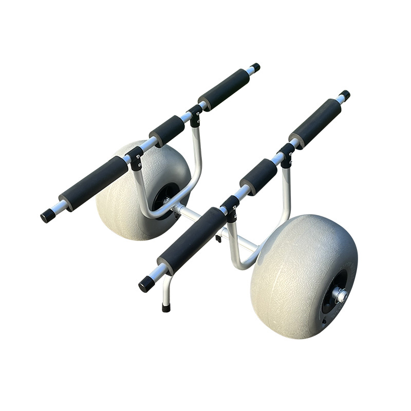 Adjustable 330lbs Hull Bars In - مراجعة Fishing Kayak Cart وسعره