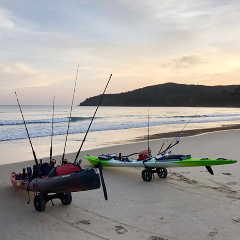 2-Wheel Canoe Boat Carrier Car - مراجعة Fishing Kayak Cart وسعره