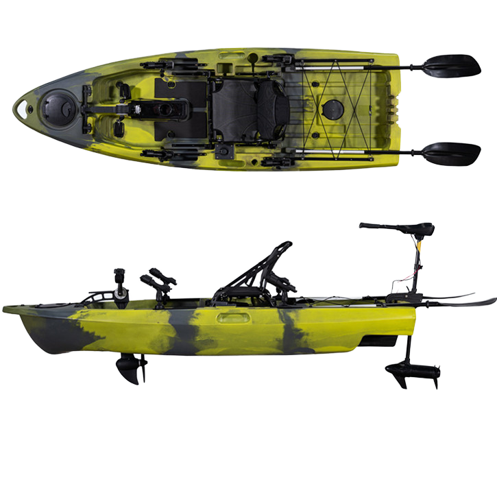 Single Paddler Sport Fishing K - مراجعة Fishing Kayak Pedal Drive وسعره