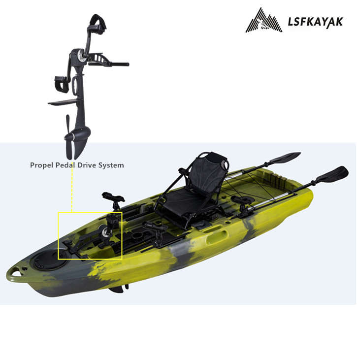 Single Paddler Sport Fishing K - مراجعة Fishing Kayak Pedal Drive وسعره