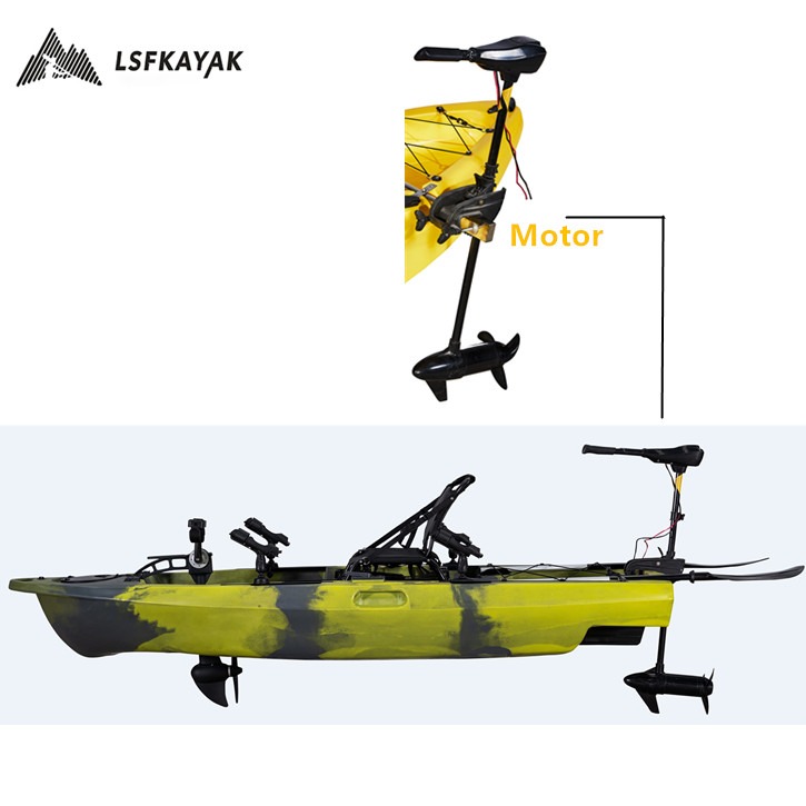 Single Paddler Sport Fishing K - مراجعة Fishing Kayak Pedal Drive وسعره