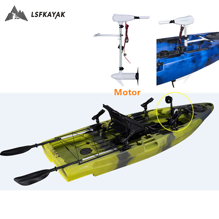 Single Paddler Sport Fishing K - مراجعة Fishing Kayak Pedal Drive وسعره