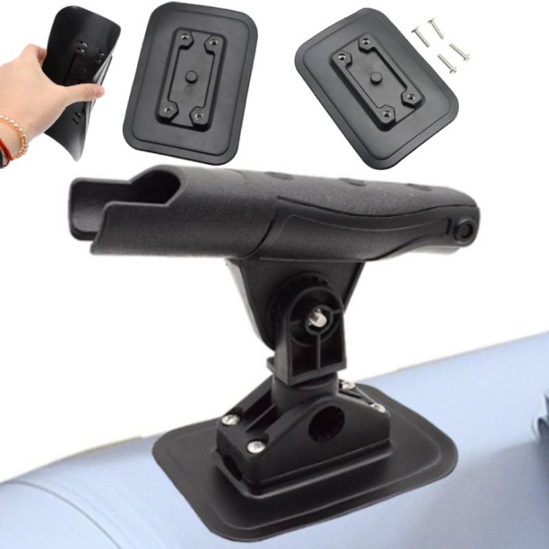 1 Set Inflatable Boat Fishing  - مراجعة Fishing Kayak Rod Holder وسعره
