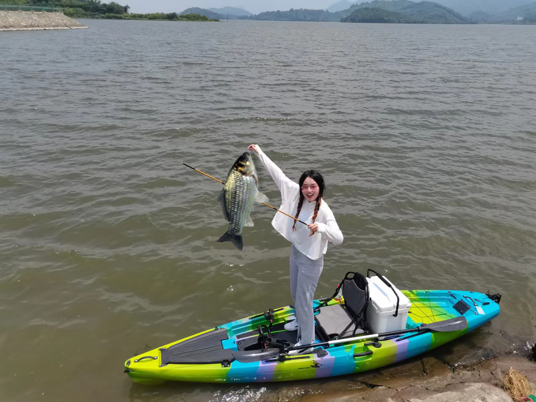 11.8ft Dual Pedal Drive Single - مراجعة Fishing Kayak Sit In وسعره