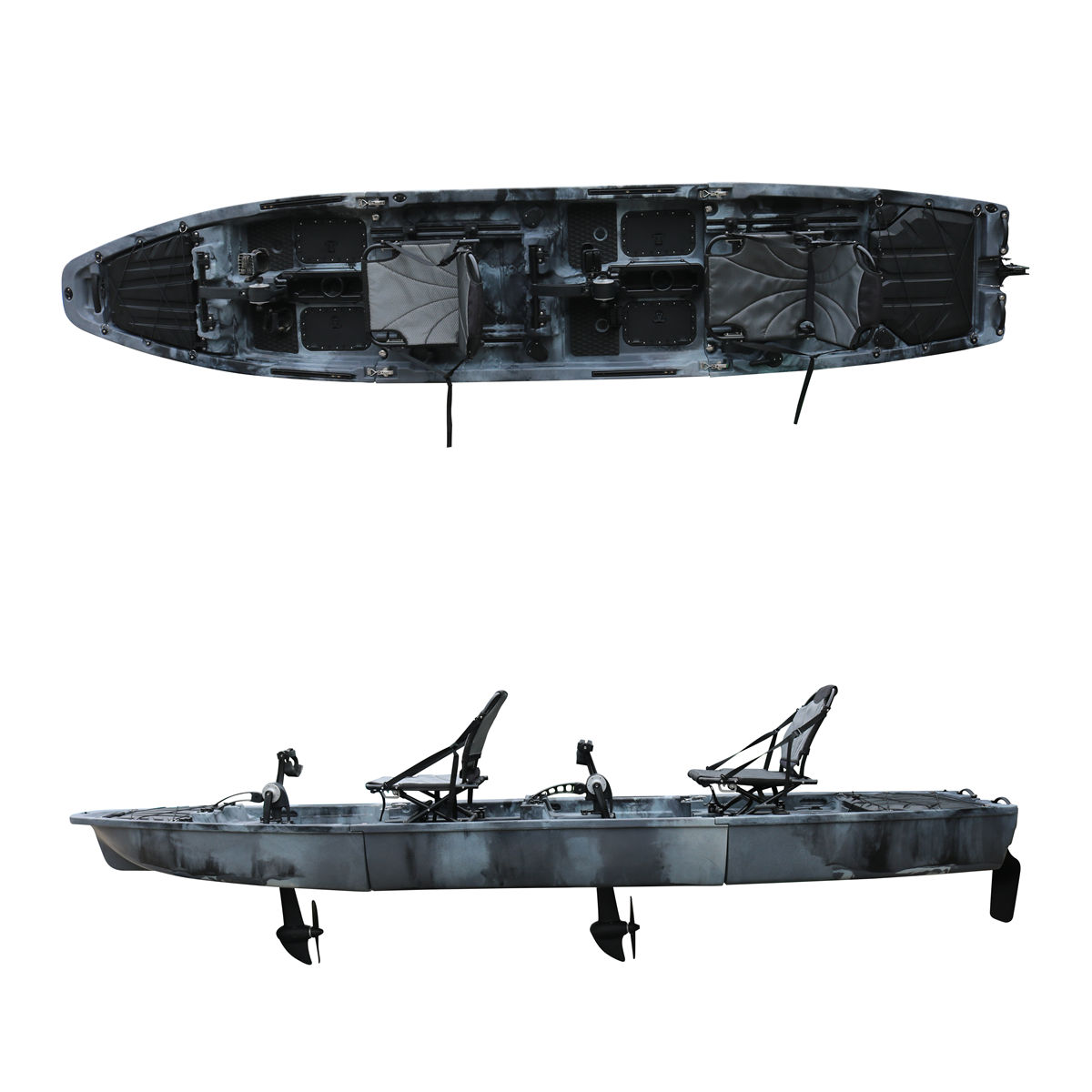 Vicking 9.3FT Single Person Mo - مراجعة Fishing Kayak Pedal Drive وسعره