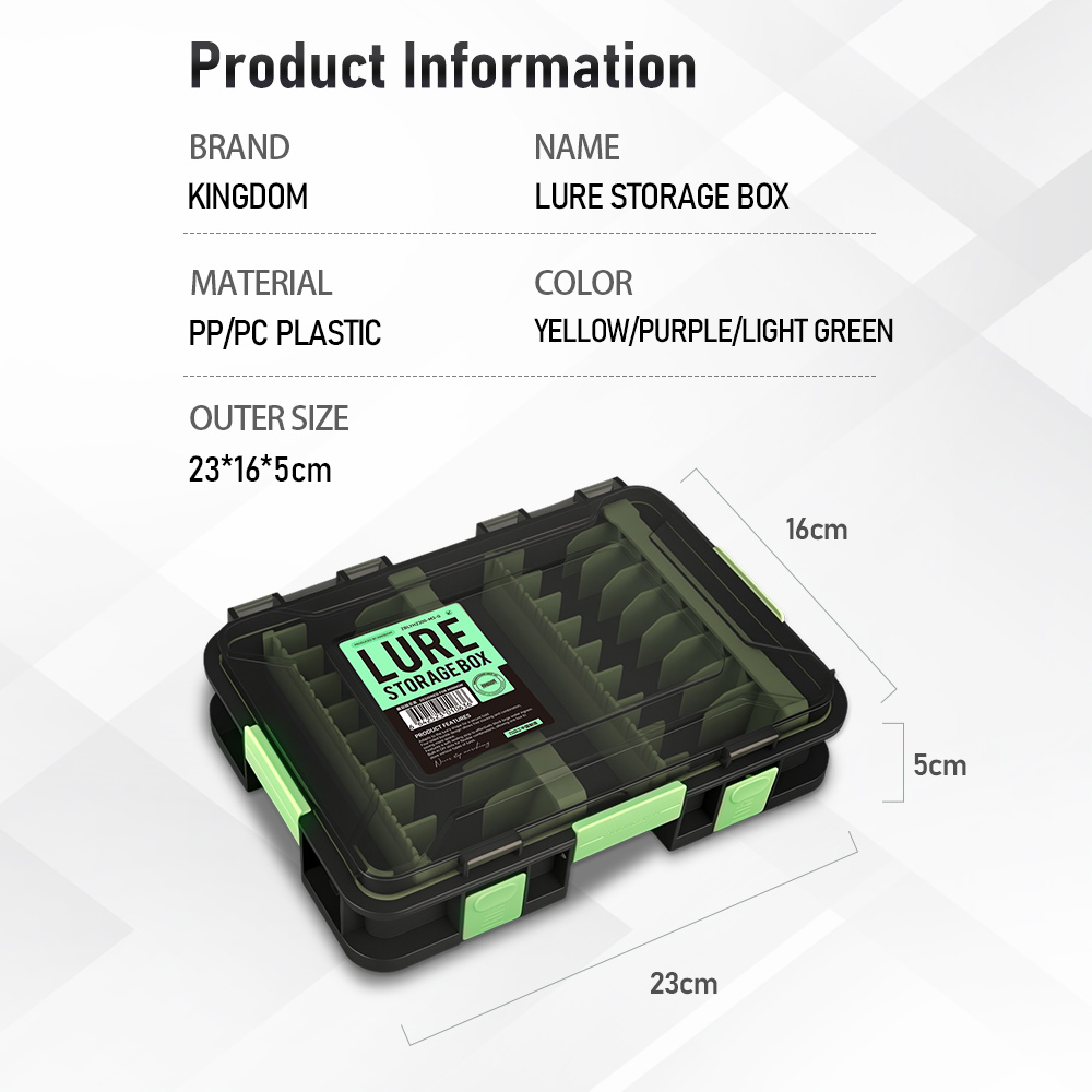 Kingdom Lure Storage Box Water - مراجعة Fishing Kayak Crate وسعره