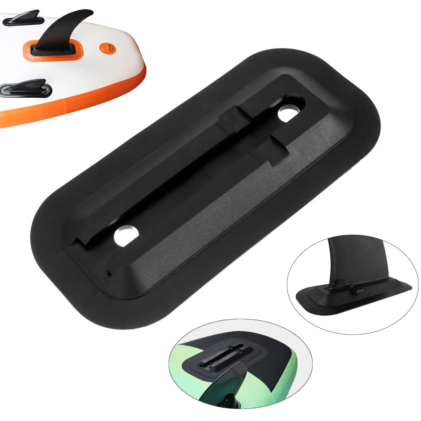 1 Pc PVC Slide-in Central Fin  - مراجعة Fishing Kayak Paddle وسعره