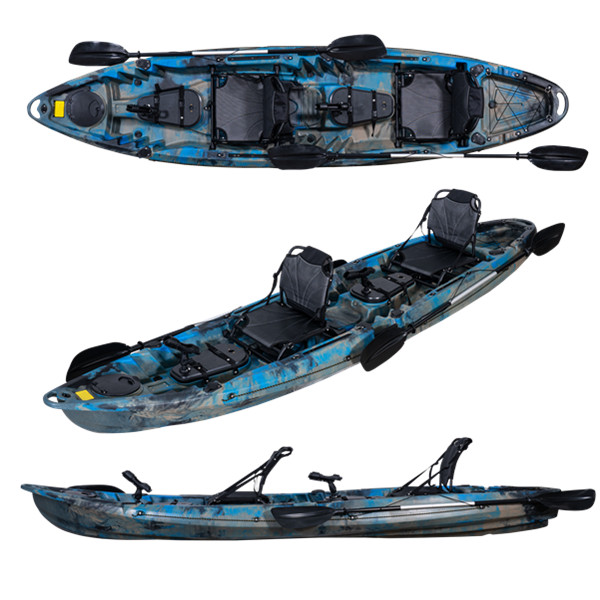 2+1 Seat Family Fishing Kayak  - مراجعة Fishing Kayak Sit On Top وسعره