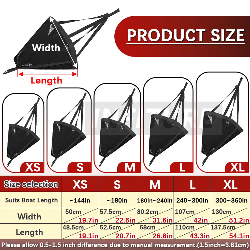 18-53'' Sea Drogue Anchor Floa - مراجعة Fishing Kayak Anchor وسعره