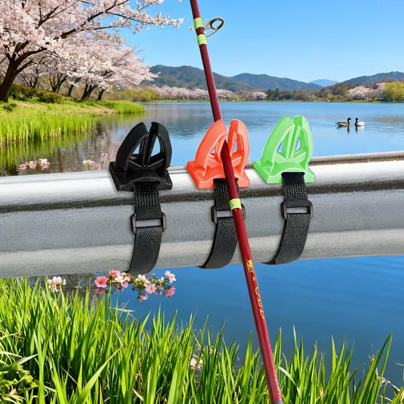 Quick Release Clip With Strap  - مراجعة Fishing Kayak Rod Holder وسعره