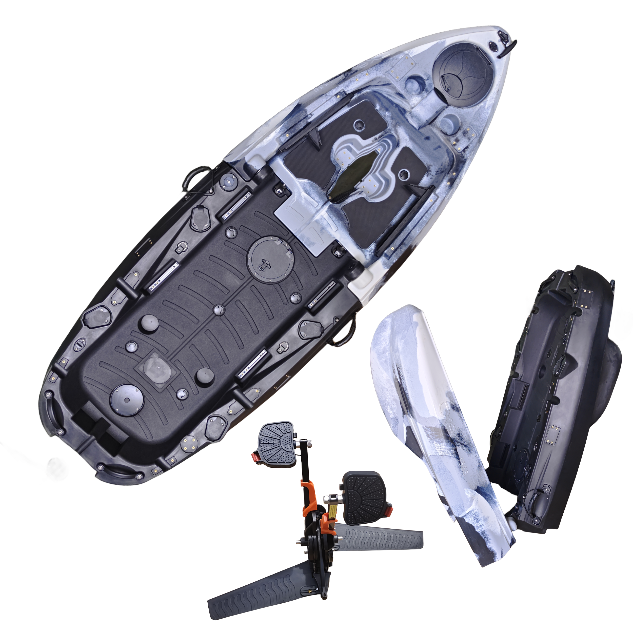 Plastic Kayak Pedal Kayak Fish - مراجعة Fishing Kayak Seat وسعره
