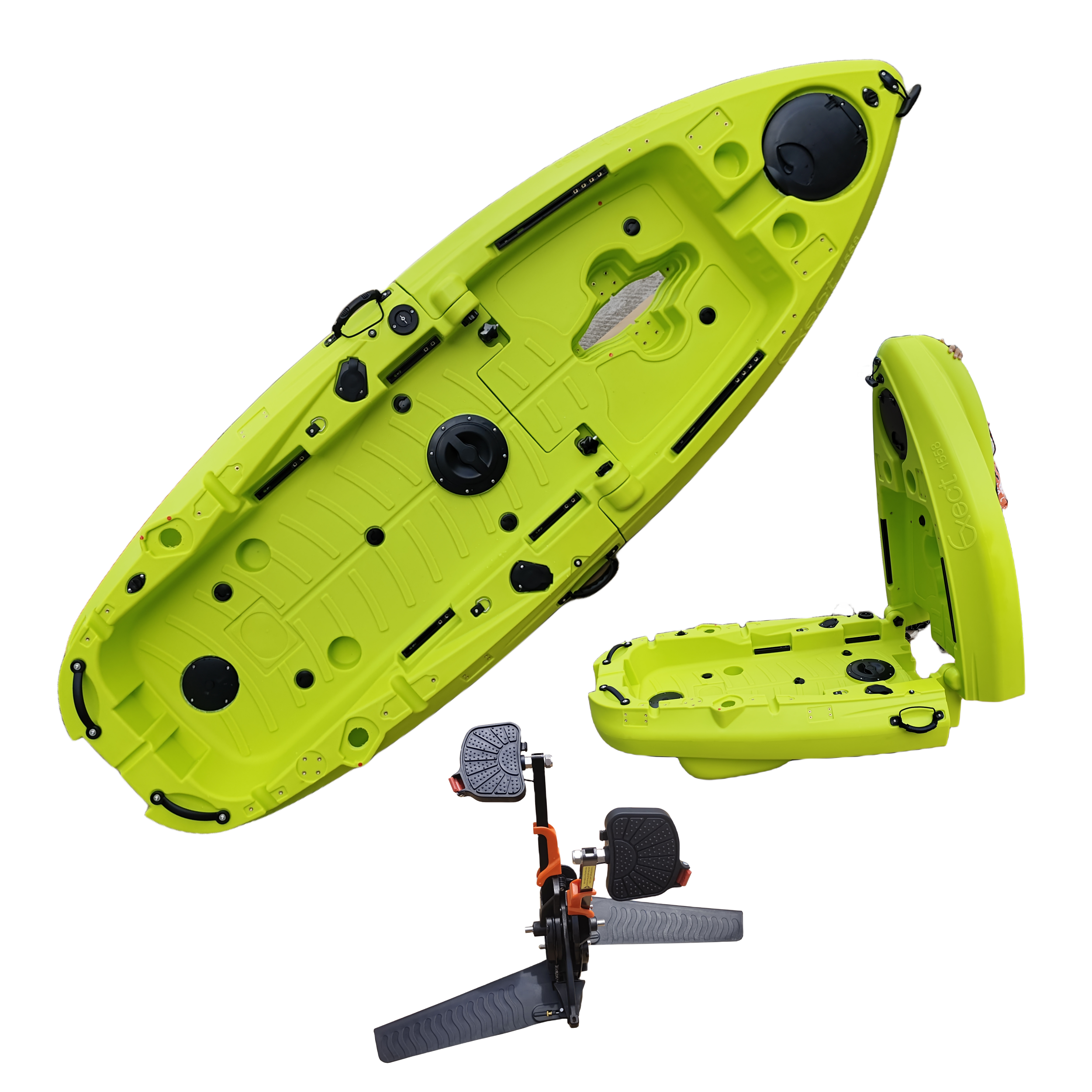 Plastic Kayak Pedal Kayak Fish - مراجعة Fishing Kayak Seat وسعره