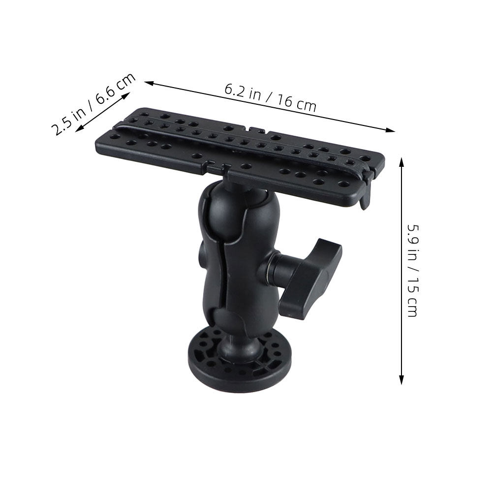 1Set 360 Degree Rotating Kayak - مراجعة Fishing Kayak Fish Finder Mount وسعره