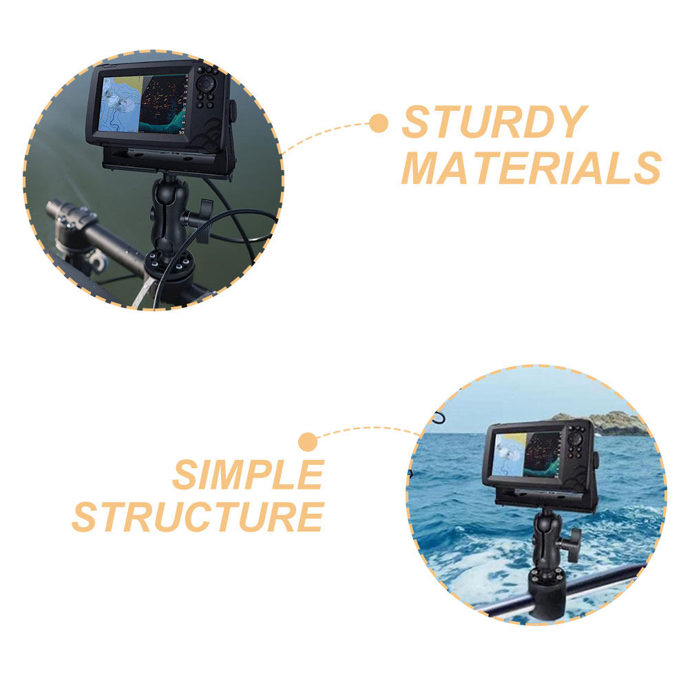 1Set 360 Degree Rotating Kayak - مراجعة Fishing Kayak Fish Finder Mount وسعره