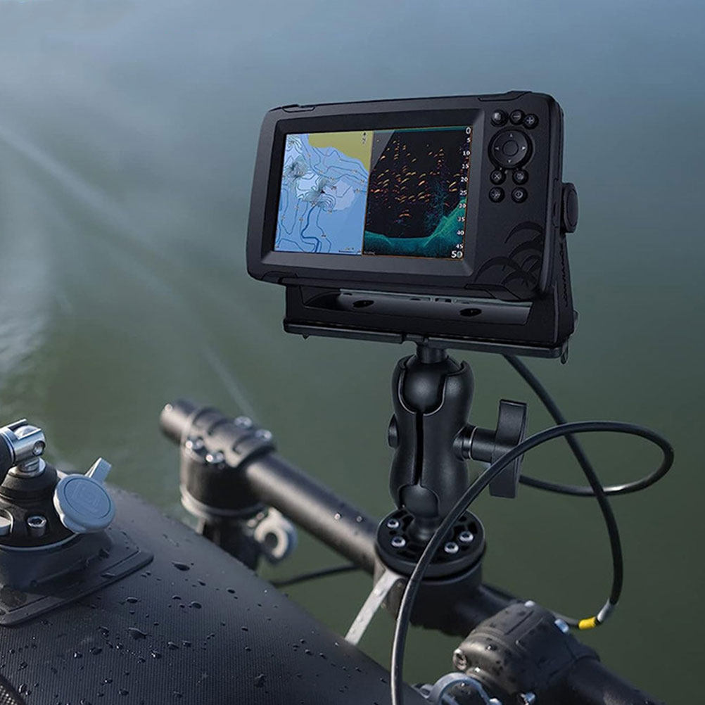 1Set 360 Degree Rotating Kayak - مراجعة Fishing Kayak Fish Finder Mount وسعره