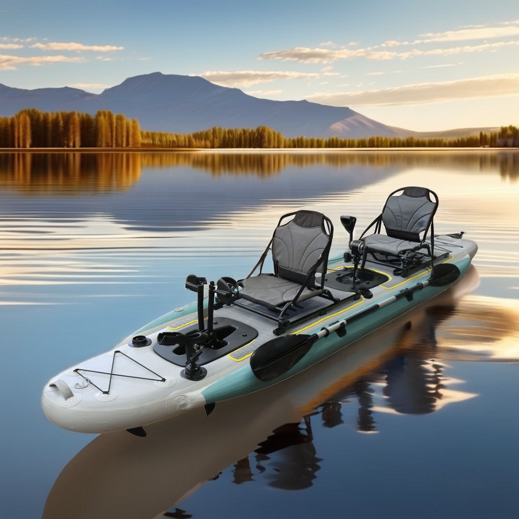 14ft Inflatable Fishing Canoe  - مراجعة Fishing Kayak Seat وسعره