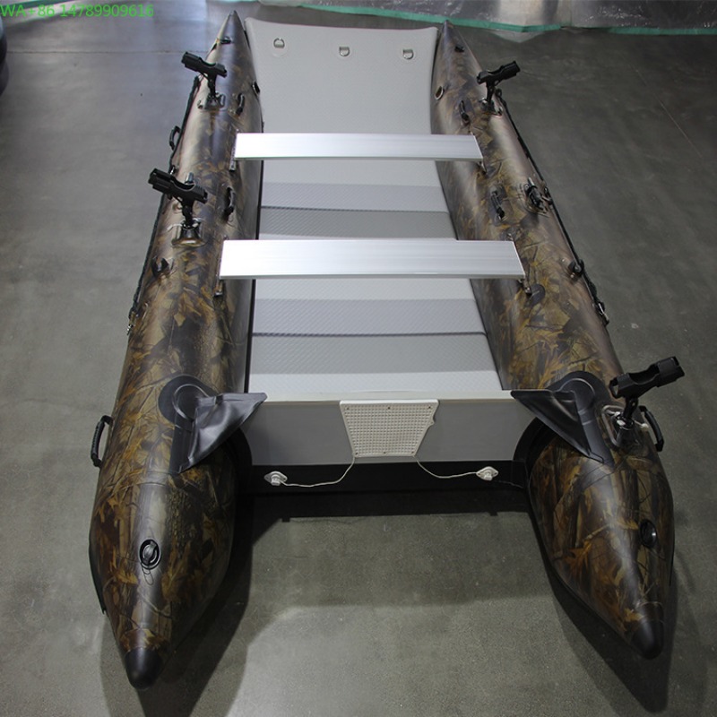 High-Speed Catamaran Inflatabl - مراجعة Fishing Kayak Inflatable وسعره