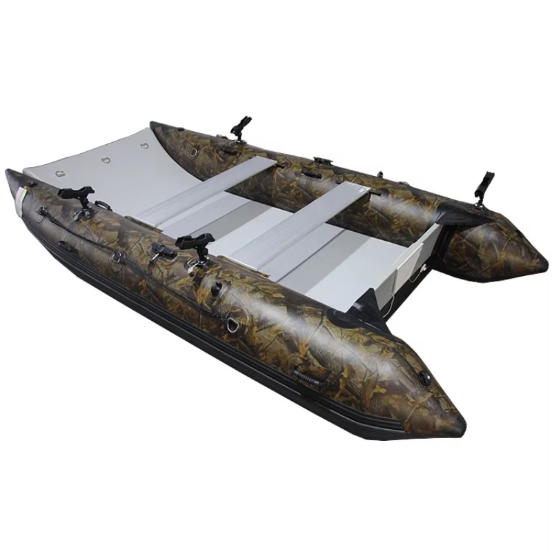 High-Speed Catamaran Inflatabl - مراجعة Fishing Kayak Inflatable وسعره