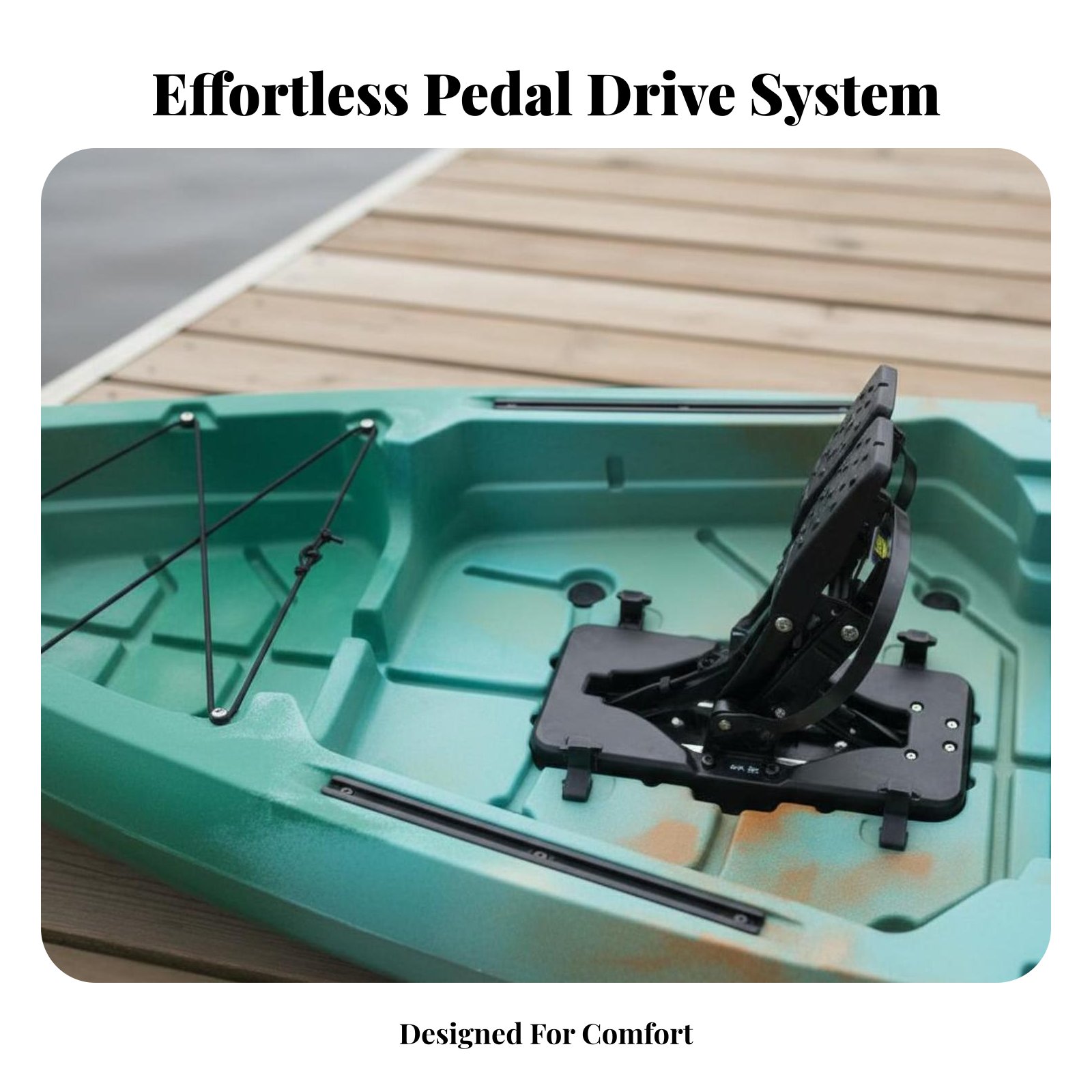 Pedal Drive Fishing Boat Folda - مراجعة Fishing Kayak Pedal Drive وسعره