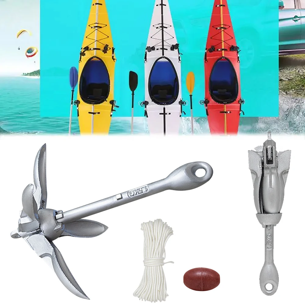 0.7KG 1.5KG Stainless Steel Fo - مراجعة Fishing Kayak Anchor وسعره
