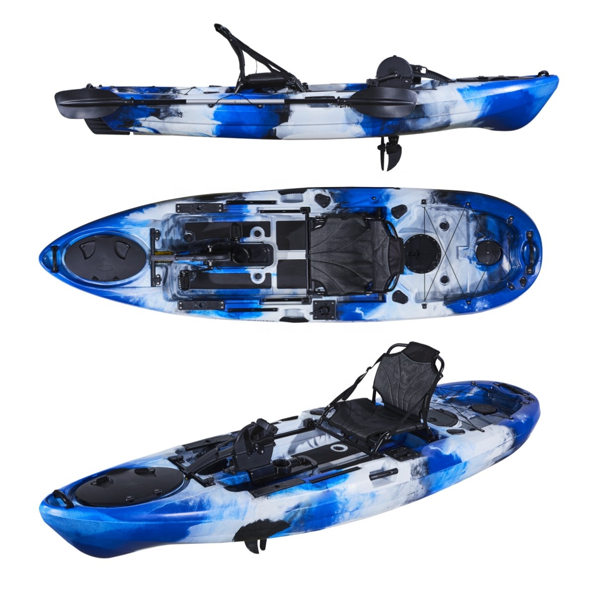 10FT Classic Pedal Fishing Kay - مراجعة Fishing Kayak Pedal Drive وسعره