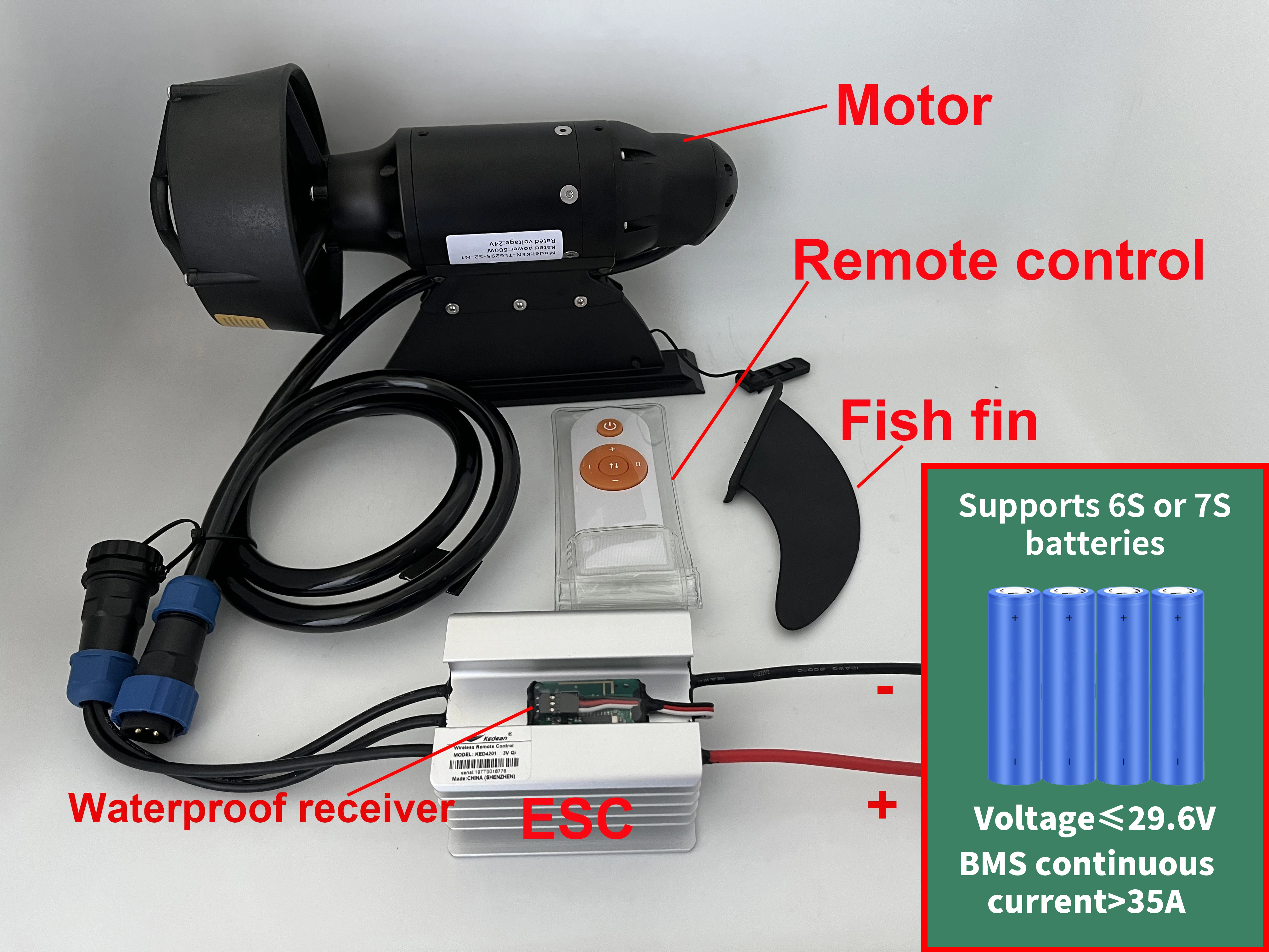380W 600W Electric Fins Stand  - مراجعة Fishing Kayak Storage Bag وسعره