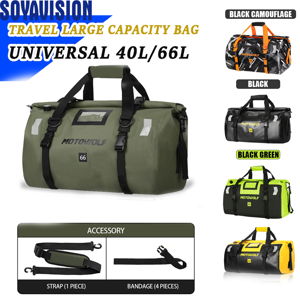 Waterproof Duffel Bag 40L/66L  - مراجعة Fishing Kayak Storage Bag وسعره