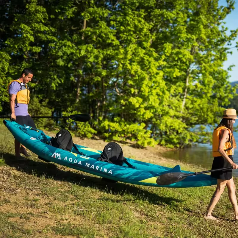 Canoe Kayak Inflatable Boat 1- - مراجعة Fishing Kayak Sit On Top وسعره
