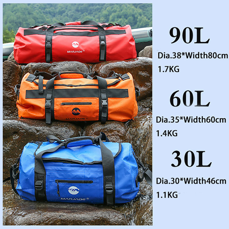 30L 60L 90L Waterproof Kayakin - مراجعة Fishing Kayak Storage Bag وسعره