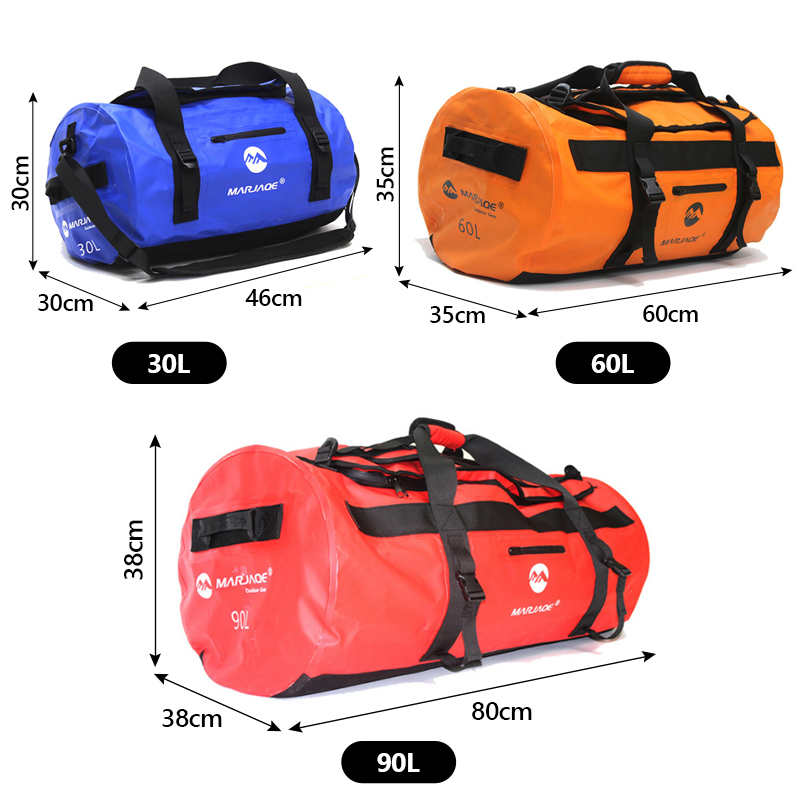 30L 60L 90L Waterproof Kayakin - مراجعة Fishing Kayak Storage Bag وسعره