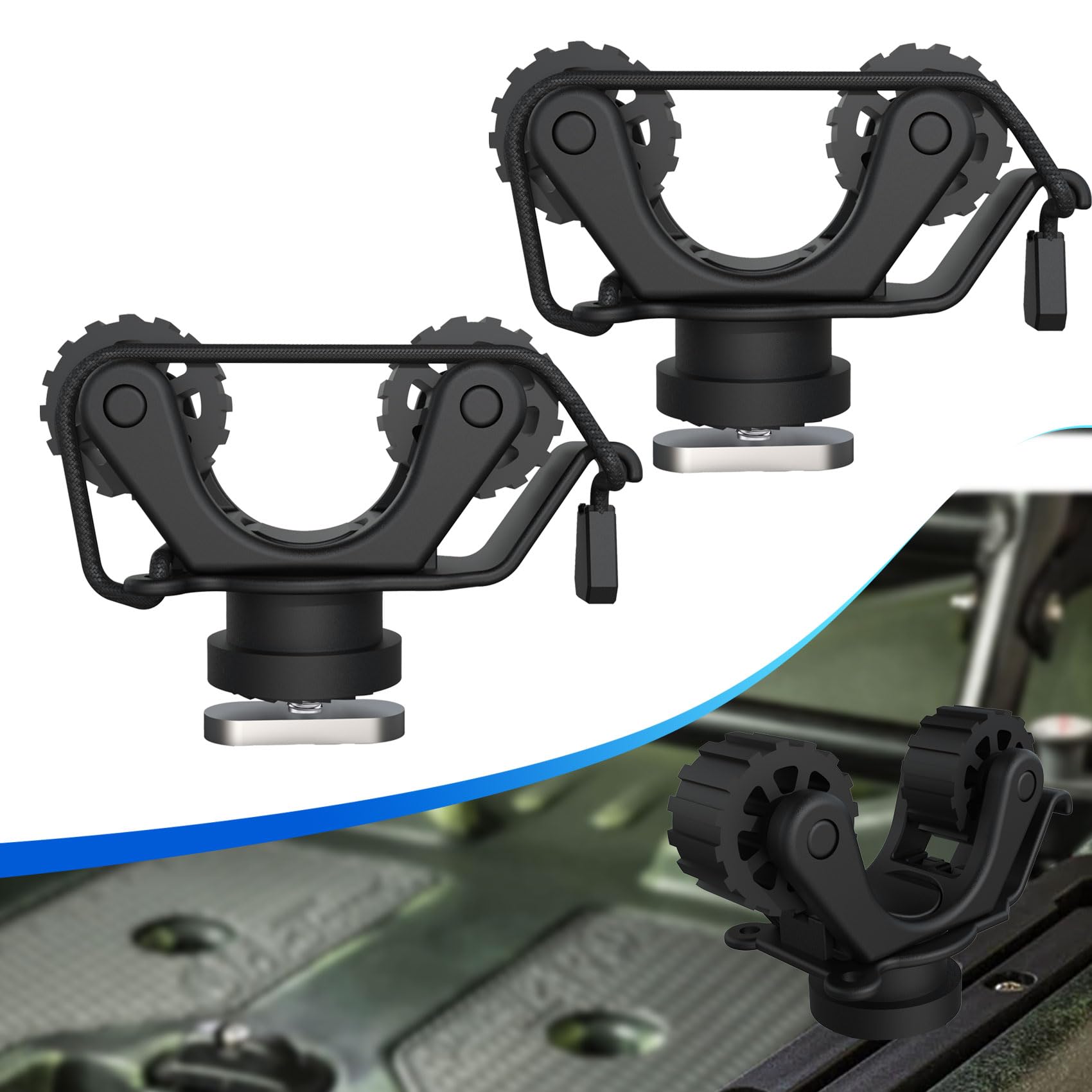 Kayak Rail Paddle Holder Kayak - مراجعة Fishing Kayak Storage Bag وسعره
