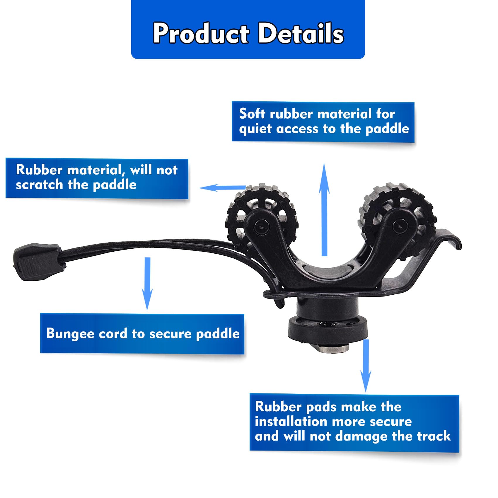 Kayak Rail Paddle Holder Kayak - مراجعة Fishing Kayak Storage Bag وسعره