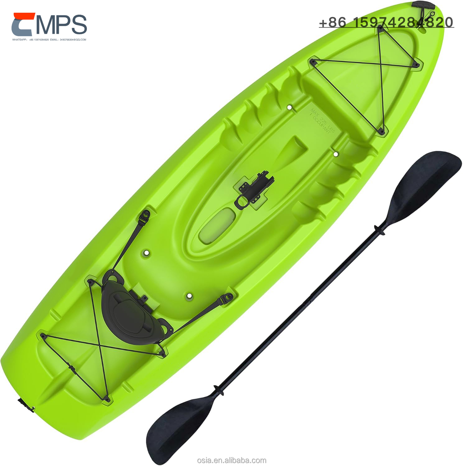 Outdoors Hard Plastic Fishing  - مراجعة Fishing Kayak Sit In وسعره