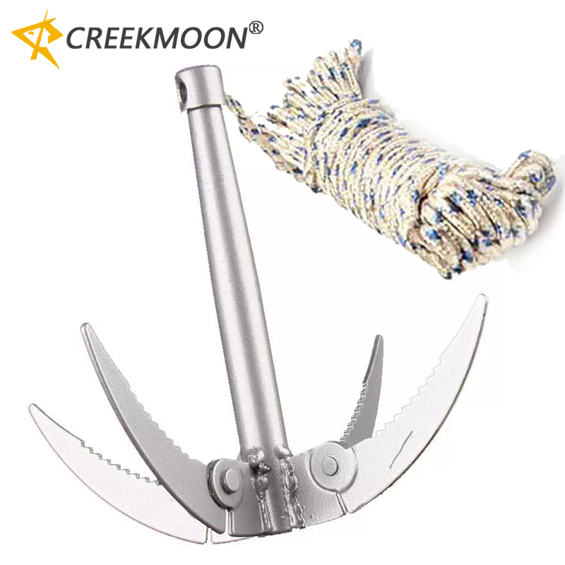 4 Claw Anchor Sickle Foldable  - مراجعة Fishing Kayak Anchor وسعره