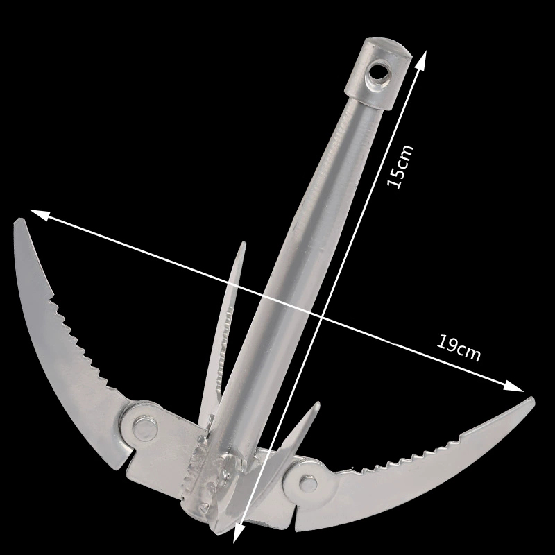 4 Claw Anchor Sickle Foldable  - مراجعة Fishing Kayak Anchor وسعره