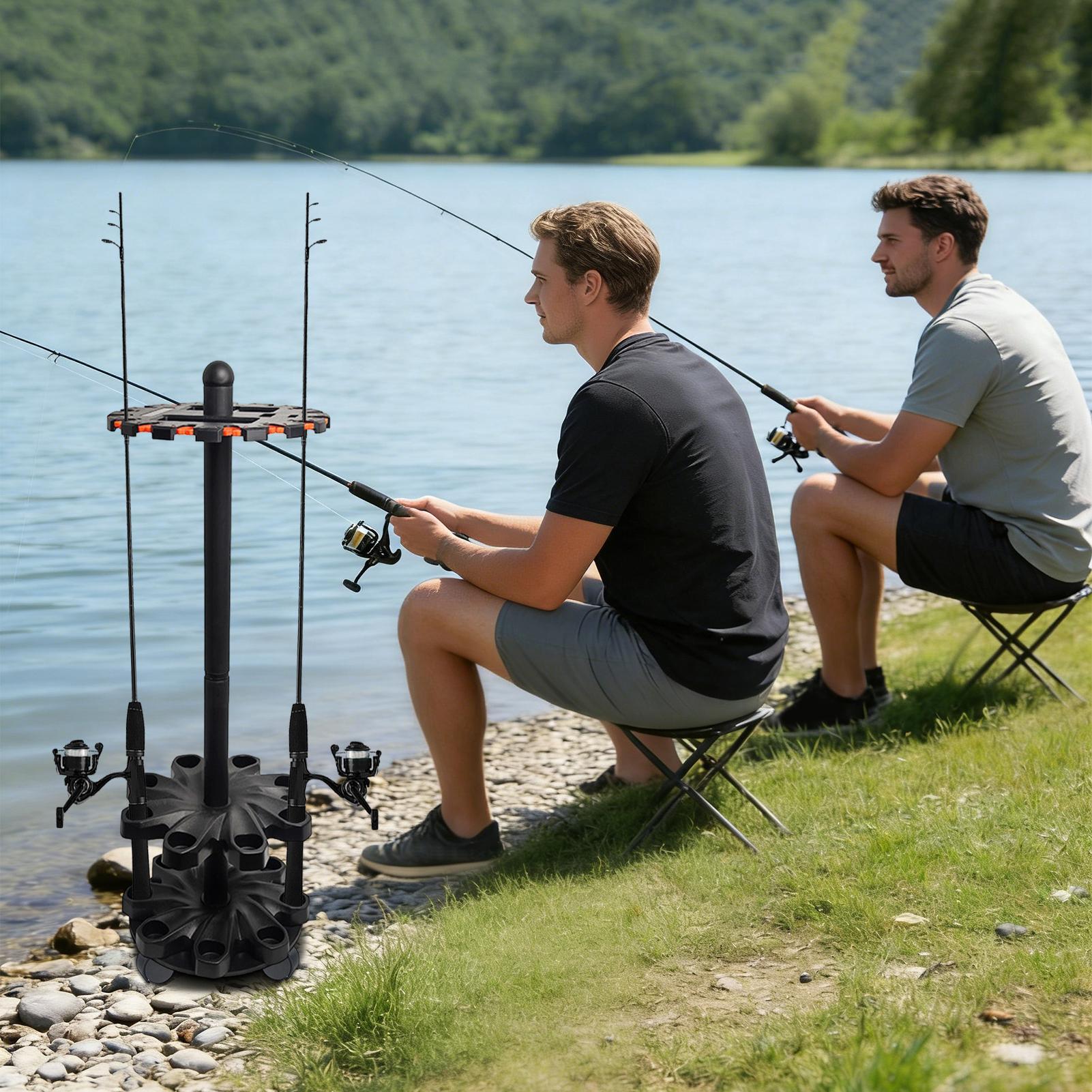 Fishing Rod Racks Angling Pole - مراجعة Fishing Kayak Rod Holder وسعره