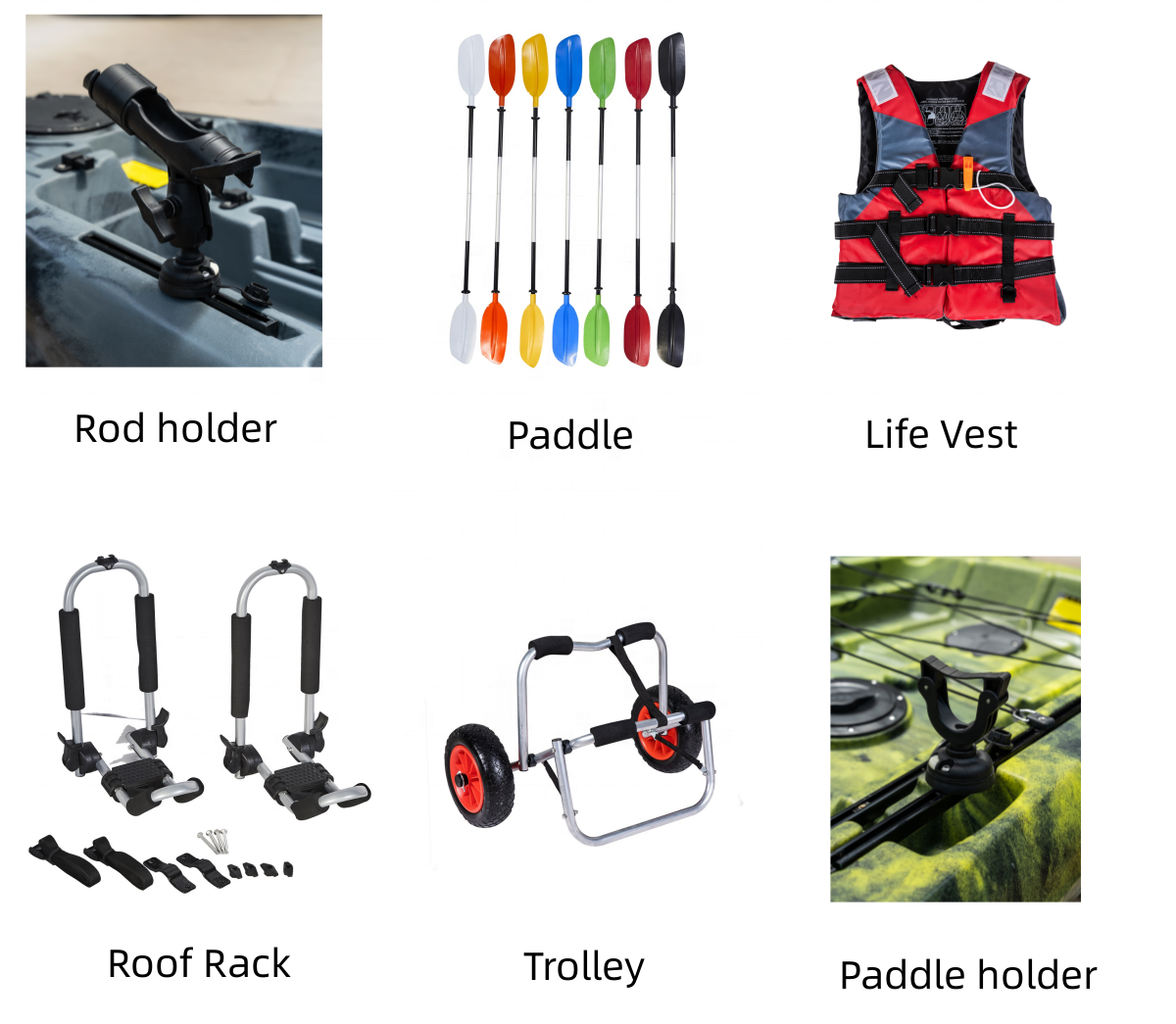LSF  Aluminum Durable Hand Kay - مراجعة Fishing Kayak Cart وسعره