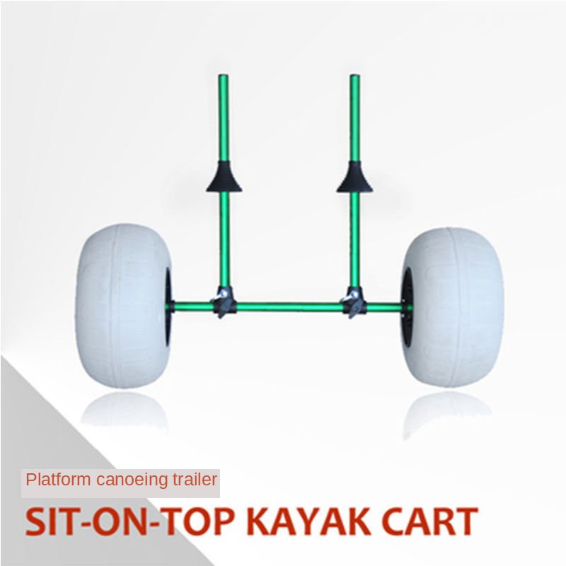 Foldable Upright Kayak Trailer - مراجعة Fishing Kayak Cart وسعره