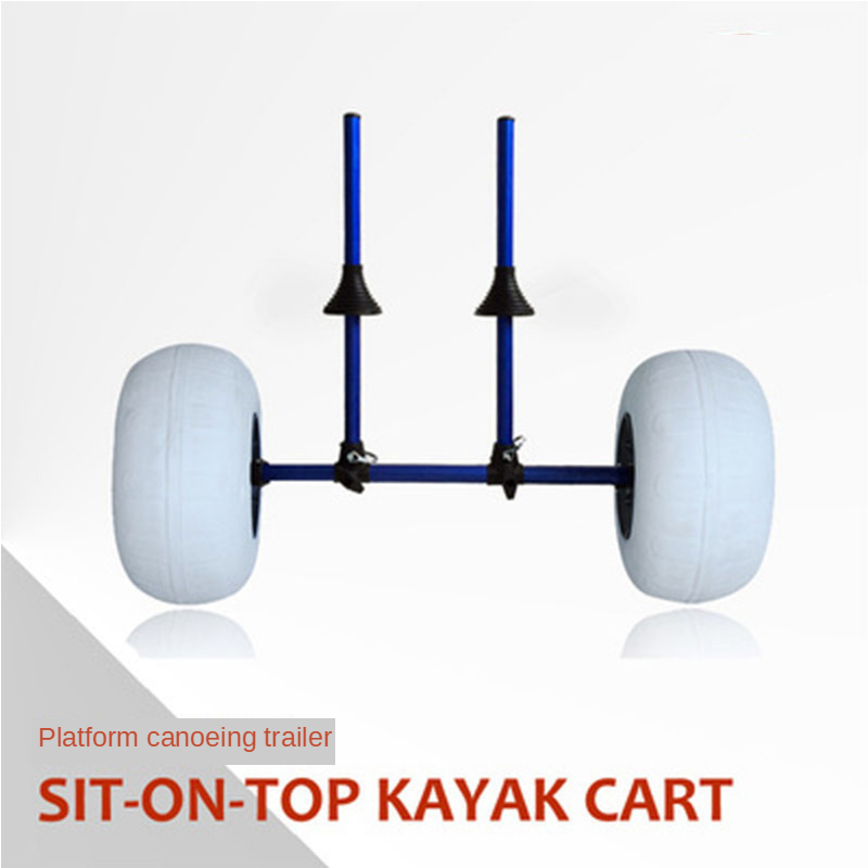 Foldable Upright Kayak Trailer - مراجعة Fishing Kayak Cart وسعره