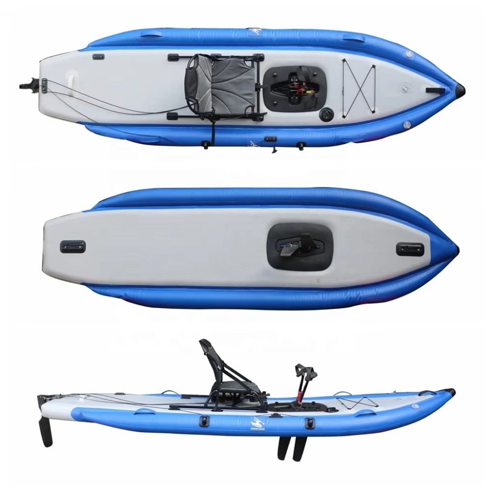 12ft Single Sit-On-Top Inflata - مراجعة Fishing Kayak Pedal Drive وسعره