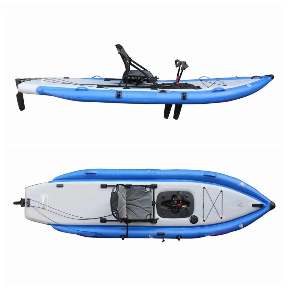 12ft Single Sit-On-Top Inflata - مراجعة Fishing Kayak Pedal Drive وسعره