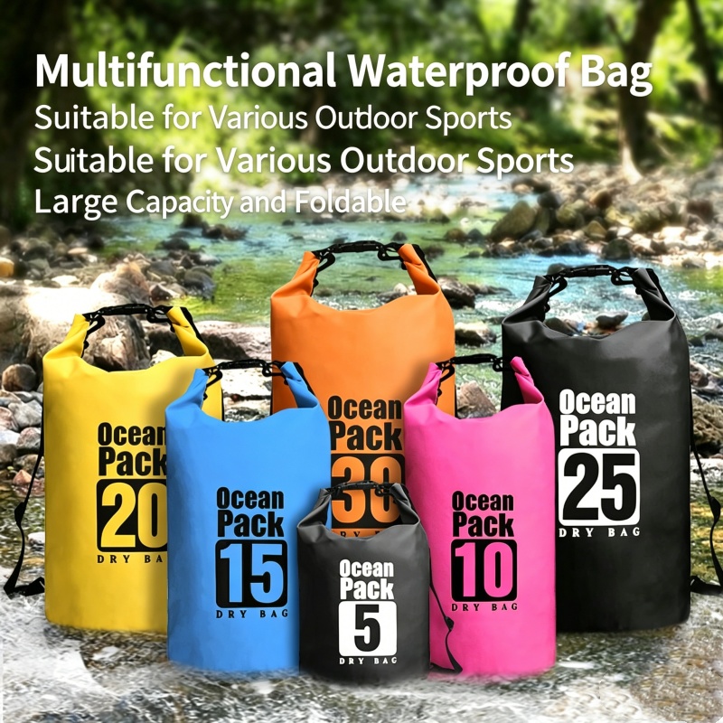 Swimming Waterproof Dry Bag 5L - مراجعة Fishing Kayak Storage Bag وسعره