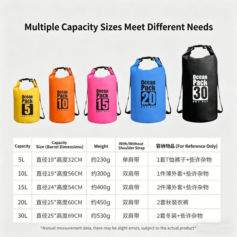Swimming Waterproof Dry Bag 5L - مراجعة Fishing Kayak Storage Bag وسعره