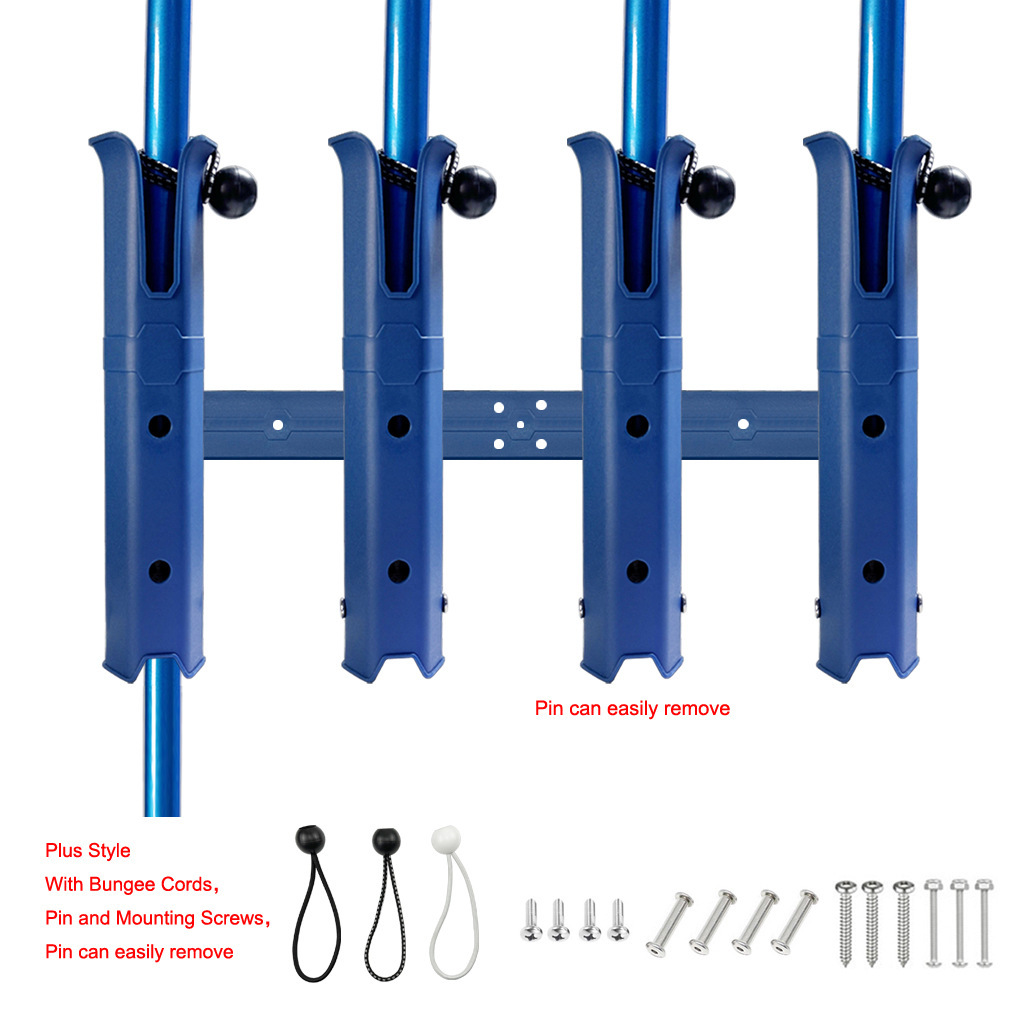 Adjustable Four Pole Plastic F - مراجعة Fishing Kayak Rod Holder وسعره