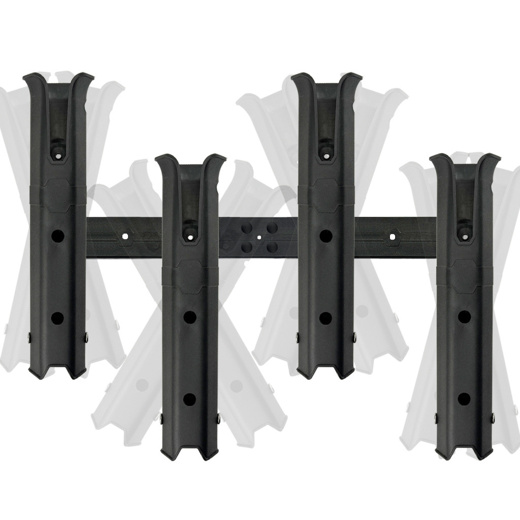 Adjustable Four Pole Plastic F - مراجعة Fishing Kayak Rod Holder وسعره