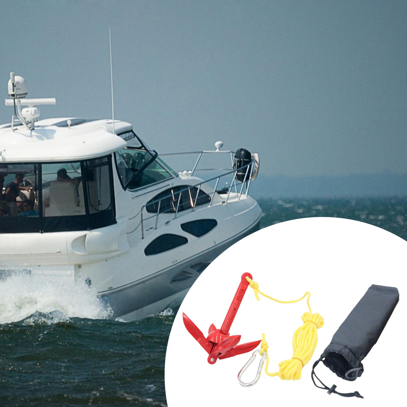 0.7kg Carbon Steel Folding Anc - مراجعة Fishing Kayak Anchor وسعره